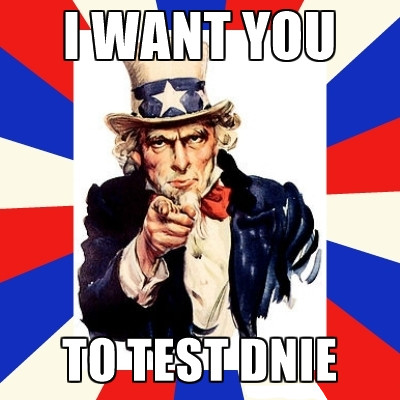 I want you to test DNIe