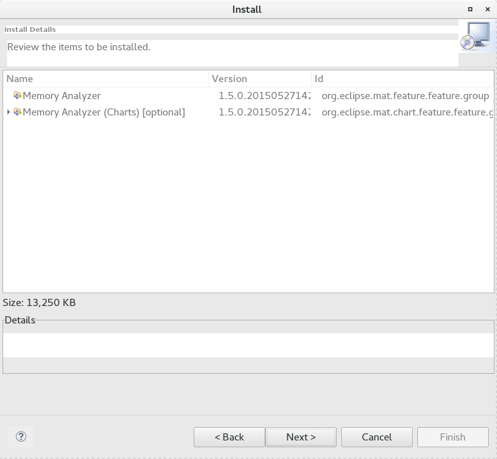 Installing MAT in eclipse IDE - 2